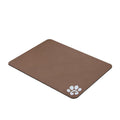 Dog and Cat Feeding Mat – Non‑Slip, Super Absorbent Pet Bowl Mat – 24 x 16.9" (Brown)